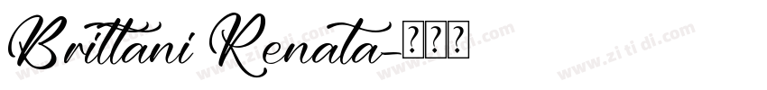 Brittani Renata字体转换